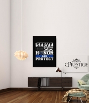 poster Police Serve Honor Protect