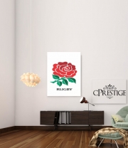 poster Rose Flower Rugby England