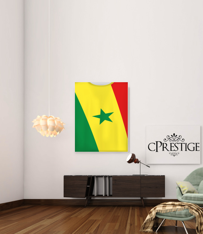 Canvas Senegal Football 