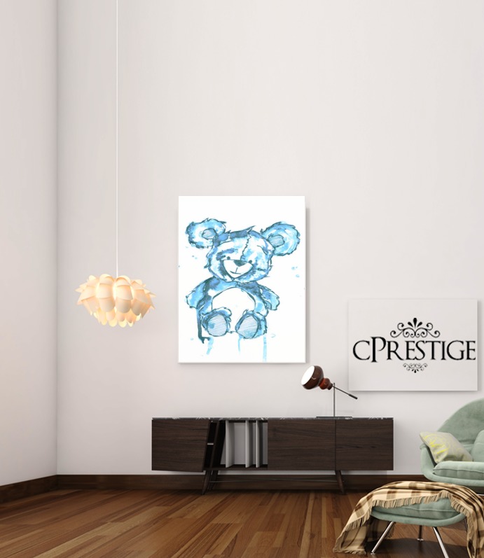 Canvas Teddy Bear Blu 