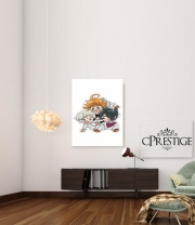 poster The Promised Neverland - Emma, Ray, Norman Chibi