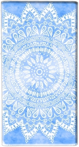 portatile Bohemian Flower Mandala in Blue 