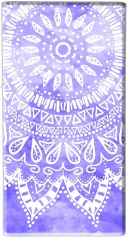 portatile Bohemian Flower Mandala in purple 