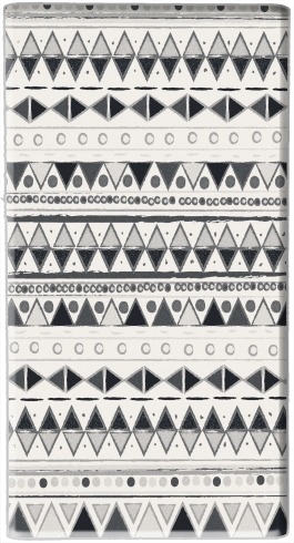 portatile Ethnic Candy Tribal in Black and White 