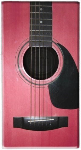 portatile chitarra rosa 