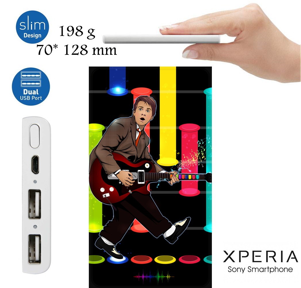 portatile Marty McFly plays Guitar Hero 