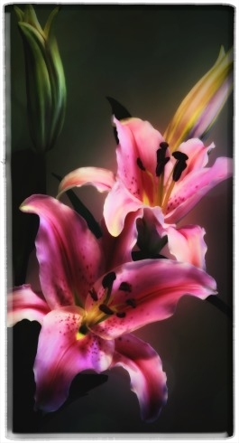portatile Painting Pink Stargazer Lily 