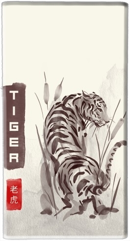 portatile Tiger Japan Watercolor Art 