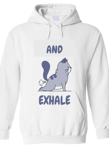Felpa Cat Yoga Exhale 