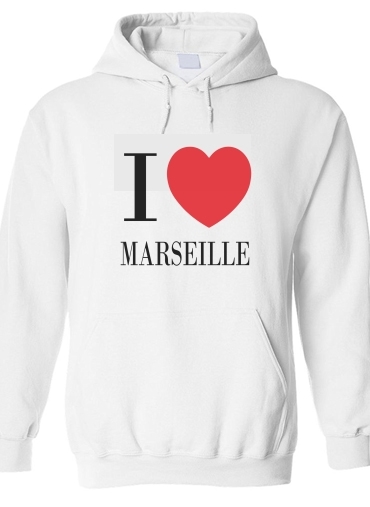 Felpa I love Marseille 