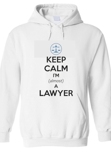 Felpa Keep calm i am almost a lawyer 
