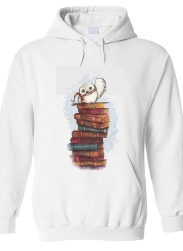 Felpa Owl and Books 