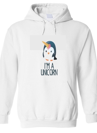Felpa Pingouin wants to be unicorn 
