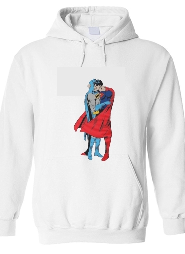 Felpa Superman And Batman Kissing For Equality 