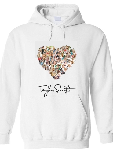 Felpa Taylor Swift Love Fan Collage signature 