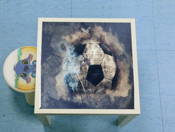 table d'appoint Abstract Blue Grunge Soccer