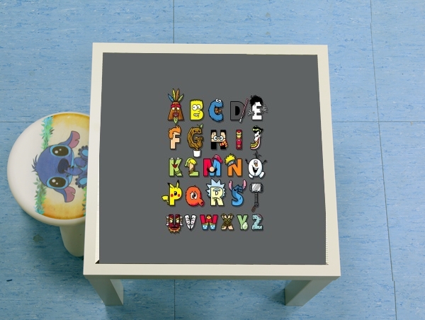 tavolinetto Alphabet Geek 