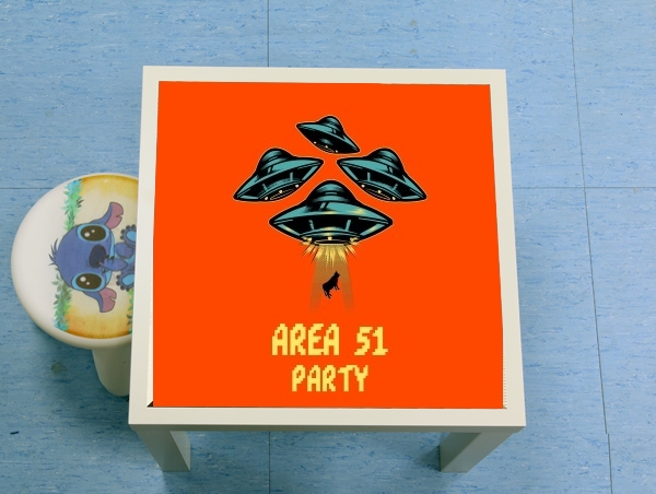 table d'appoint Area 51 Alien Party