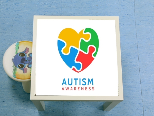 table d'appoint Autisme Awareness