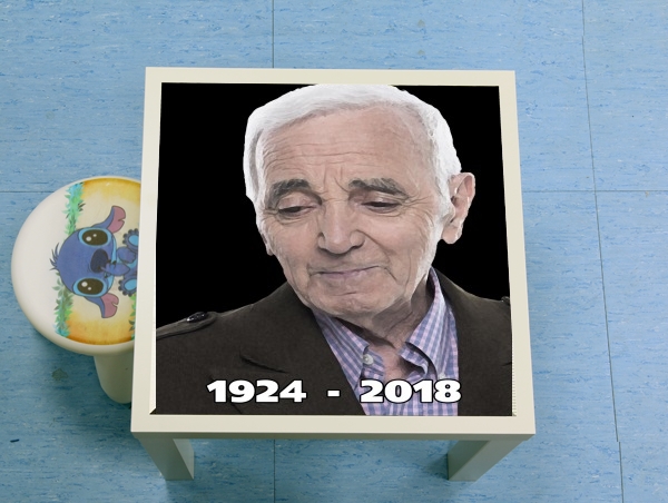 tavolinetto Aznavour Hommage Fan Tribute 
