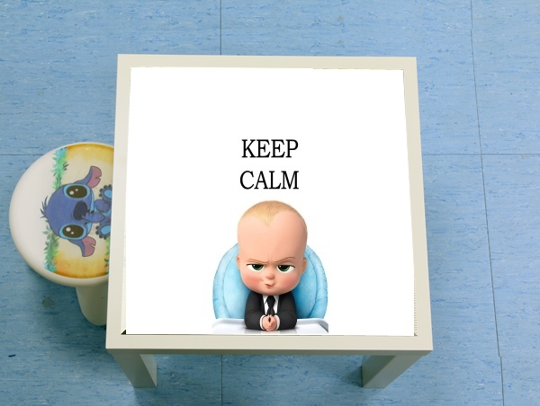 table d'appoint Baby Boss Keep CALM
