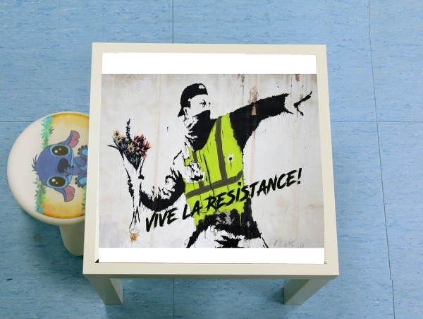table d'appoint Bansky Yellow Vests