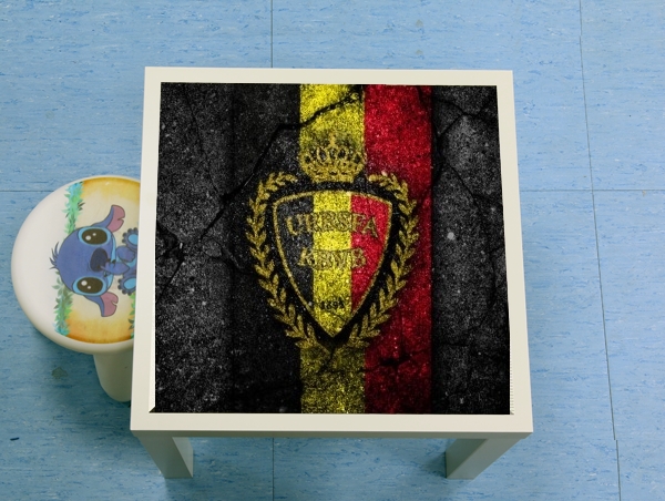 table d'appoint Belgium Football 2018