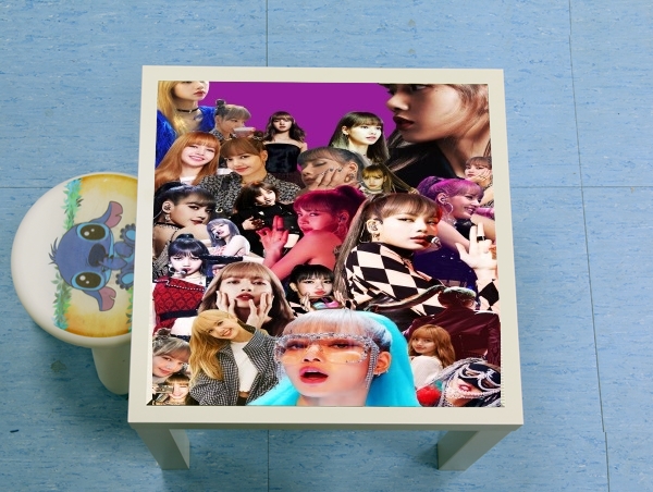 table d'appoint Blackpink Lisa Collage