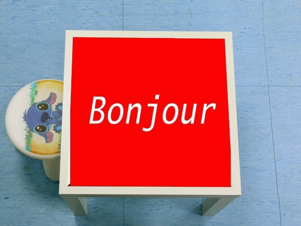 table d'appoint Bonjour