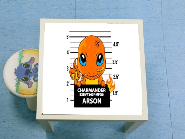 table d'appoint Charmander Jail