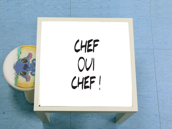 table d'appoint Chef Oui Chef