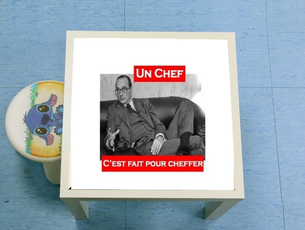 table d'appoint Chirac Un Chef cest fait pour cheffer