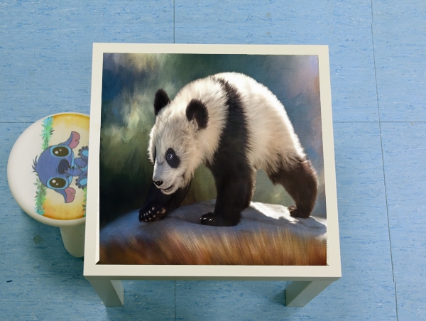 table d'appoint Cute panda bear baby
