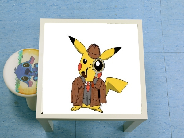 tavolinetto Detective Pikachu x Sherlock 