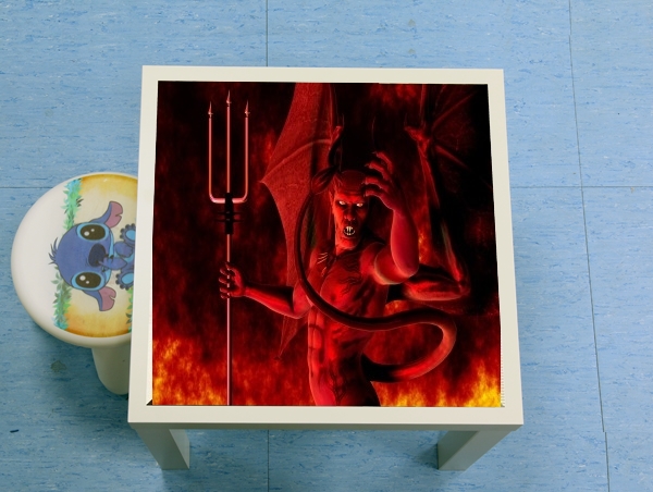 table d'appoint Devil 3D Art