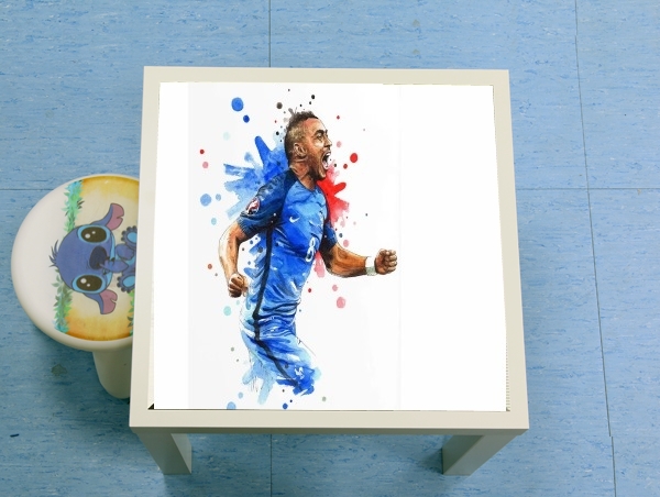 table d'appoint Dimitri Payet Fan Art France Team 