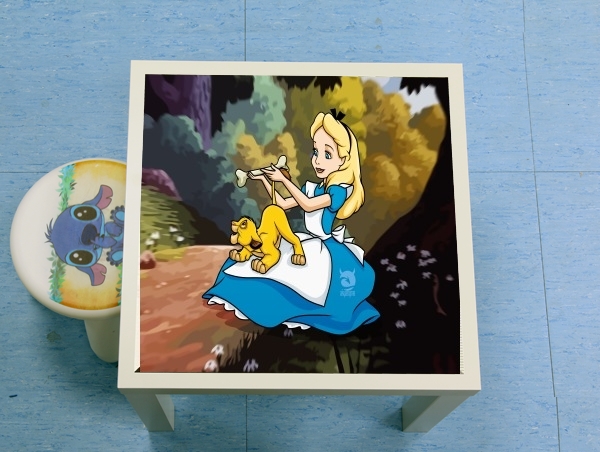 tavolinetto Disney Hangover Alice and Simba 
