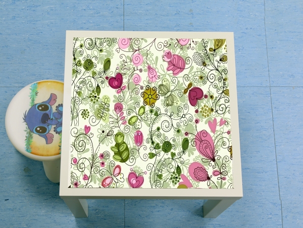 tavolinetto doodle flowers 