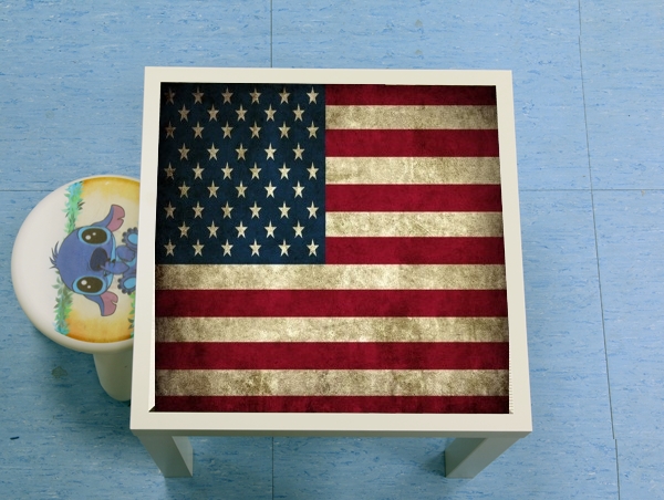 tavolinetto Bandiera USA Vintage 