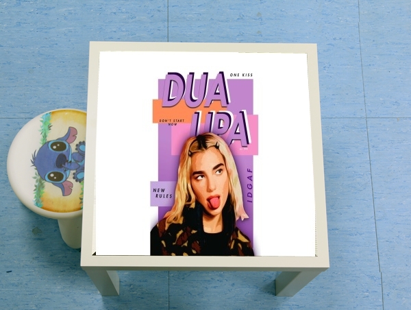 table d'appoint Dua Lipa new rules