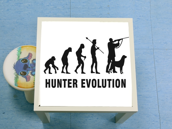 table d'appoint Evoluzione del cacciatore