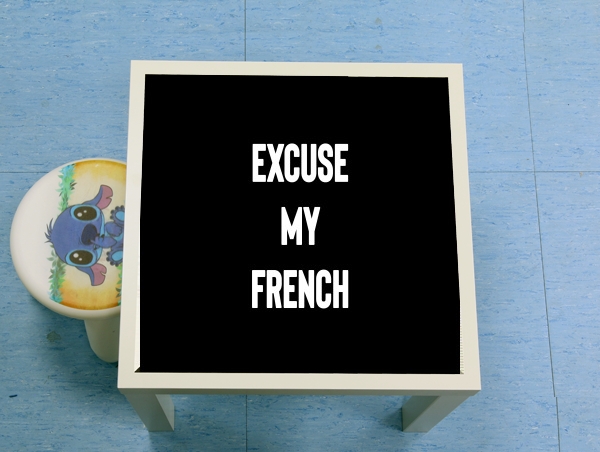 table d'appoint Excuse my french