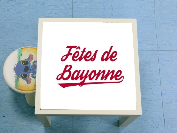 table d'appoint Fetes de Bayonne