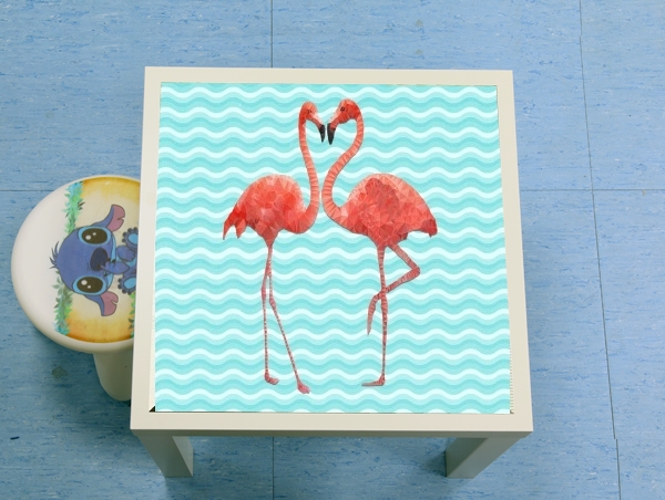 table d'appoint flamingo love