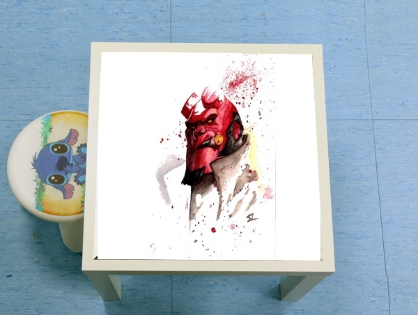 tavolinetto Hellboy Watercolor Art 