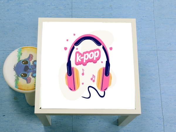 table d'appoint I Love Kpop Headphone