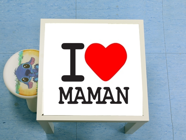 table d'appoint I love Maman