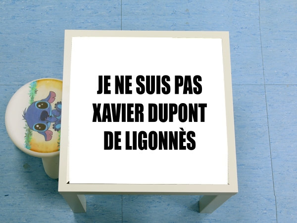 table d'appoint Je ne suis pas Xavier Dupont De Ligonnes Criminel