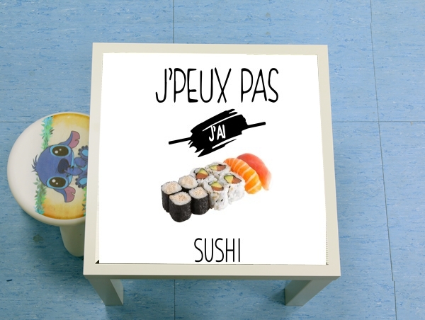 table d'appoint Je peux pas jai sushi