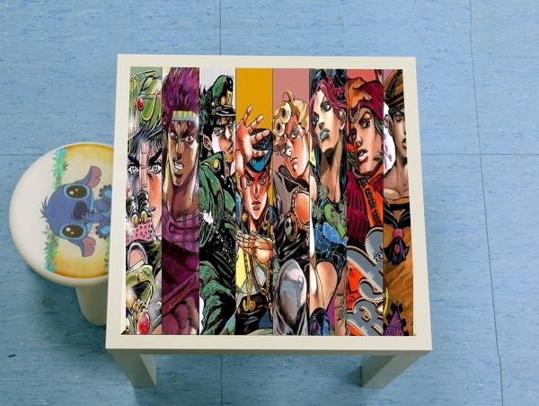 table d'appoint Jojo Manga All characters
